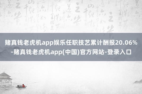 赌真钱老虎机app娱乐任职技艺累计酬报20.06%-赌真钱老虎机app(中国)官方网站-登录入口